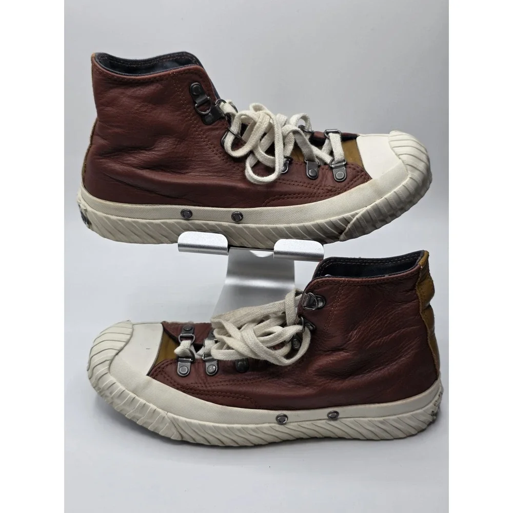 Converse Chuck 70 Bosey Hi Sneaker 168161C Brown Leather Mountain Mens Size 6 W8 - Picture 2 of 6